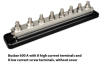 Victron Busbar 600A 8P +cover