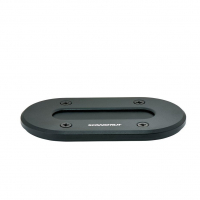 Scanstrut Decksdurchführung Aluminium schwarz für mehrere Kabel bis 15mm