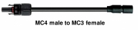 Victron Solar Adapterkabel MC4/M auf MC3/F L=15cm