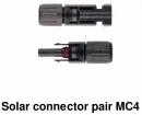 Victron Solar Stecker Paar MC4, 1x Male/1x Female
